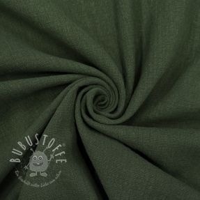 Baumwollstoff SLUB WASHED army green