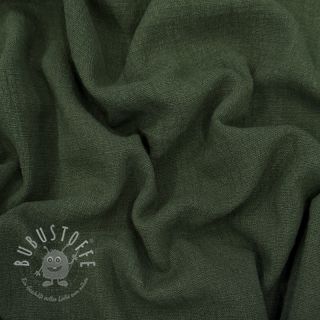 Baumwollstoff SLUB WASHED army green
