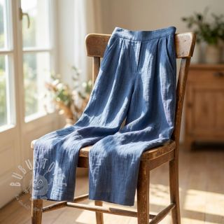 Baumwollstoff SLUB WASHED jeans