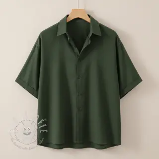 Baumwollstoff SLUB WASHED army green