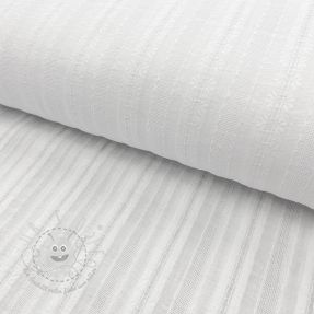 Baumwollstoff DOBBY Stripe off white