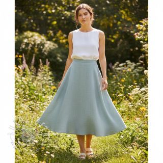 Baumwollstoff SLUB WASHED blue