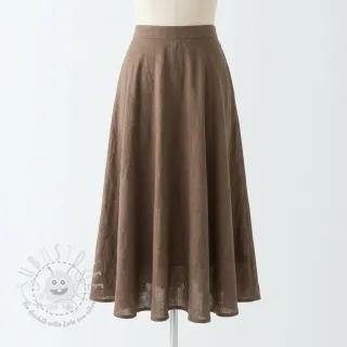 Baumwollstoff SLUB WASHED taupe