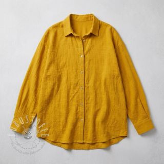 Baumwollstoff SLUB WASHED ochre