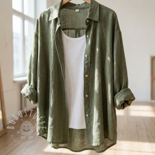 Baumwollstoff SLUB WASHED pickle