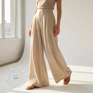 Baumwollstoff SLUB WASHED beige