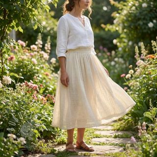 Baumwollstoff SLUB WASHED SIMPLY NATURAL