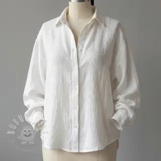 Baumwollstoff SLUB WASHED off white