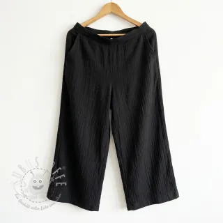 Baumwollstoff SLUB WASHED black