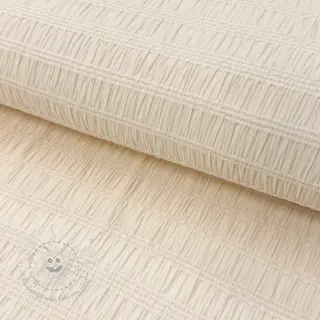 Viskosestoff CHENILLE JACQUARD ecru
