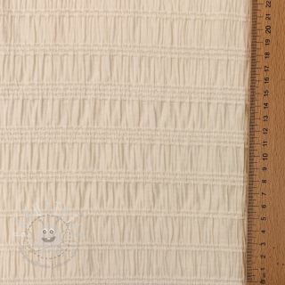 Viskosestoff CHENILLE JACQUARD ecru