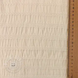 Viskosestoff CHENILLE JACQUARD ecru