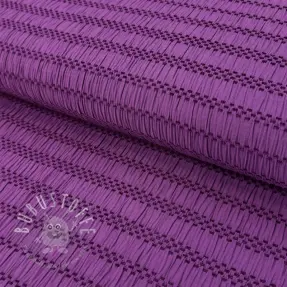 Viskosestoff CHENILLE JACQUARD cerise