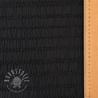 Viskosestoff CHENILLE JACQUARD black
