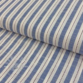 Baumwollstoff YARN DYED Stripes Nina blue