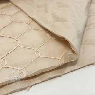 Steppstoffe Cord off white