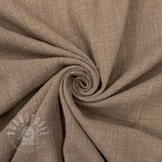 Baumwollstoff SLUB WASHED taupe