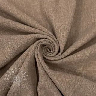 Baumwollstoff SLUB WASHED taupe