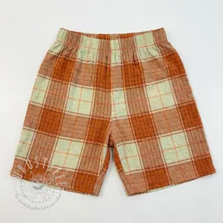 Viskosestoff CRINKLE Check mint