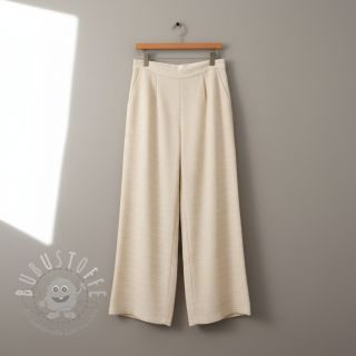 Viskosestoff CHENILLE JACQUARD ecru