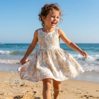 Baumwollstoff VOILE EMBROIDERY Kim off white