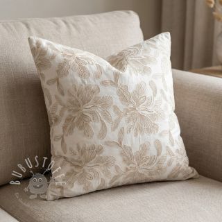 Baumwollstoff VOILE EMBROIDERY Kim off white