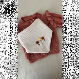 Double gauze/musselin light sand