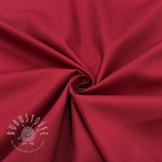 Baumwollstoff mit Viskose wine red