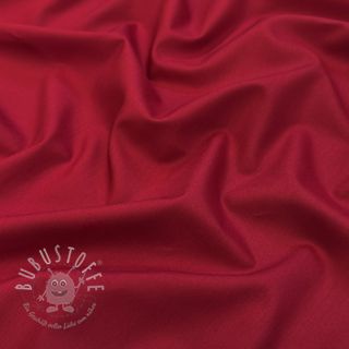Baumwollstoff mit Viskose wine red