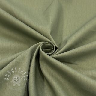 Baumwollstoff mit Viskose olive