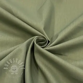 Baumwollstoff mit Viskose olive
