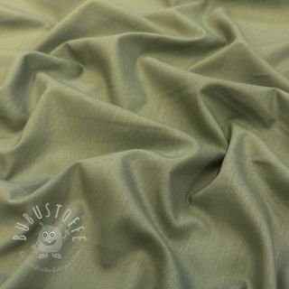 Baumwollstoff mit Viskose olive