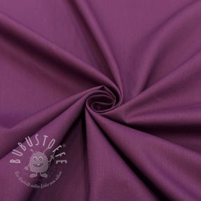 Baumwollstoff mit Viskose aubergine