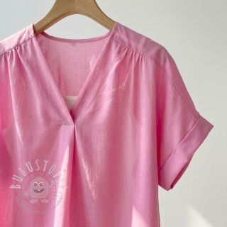 Baumwollstoff mit Viskose light pink