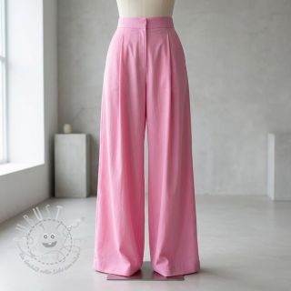 Baumwollstoff mit Viskose light pink