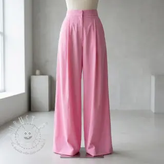 Baumwollstoff mit Viskose light pink