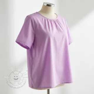 Baumwollstoff mit Viskose lilac