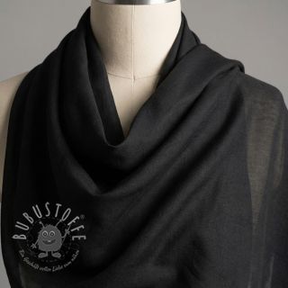 Baumwollstoff mit Viskose black