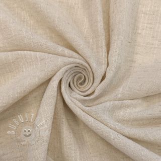 Baumwollstoff mit Leinen SLUB WASHED natural