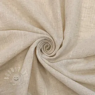 Baumwollstoff mit Leinen SLUB WASHED natural