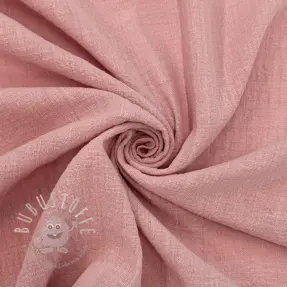 Baumwollstoff SLUB WASHED old rose