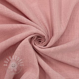Baumwollstoff SLUB WASHED old rose