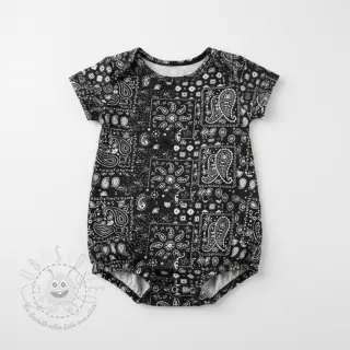 Baumwollstoff Farwest noir