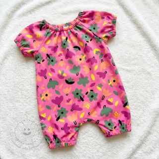 Baumwollstoff Flowers pink by JENNIFER BOURON ORGANIC