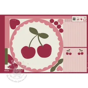 Baumwollstoff Cherries playmat PANEL digital print