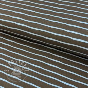 Jersey Stripes dark khaki
