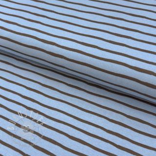 Jersey Stripes dusty blue