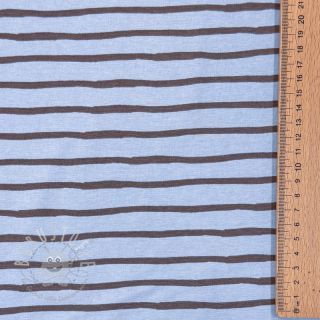 Jersey Stripes dusty blue