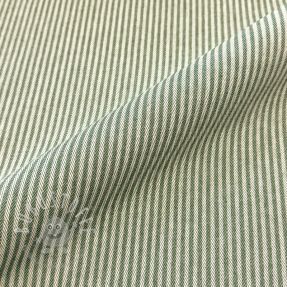Dekostoff DOBBY Colored stripe army green