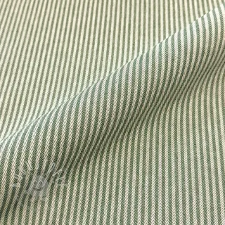 Dekostoff DOBBY Colored stripe army green